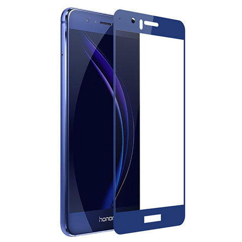 Huawei Honor 8用強化ガラス フル液晶保護フィルム ファーウェイ ネイビー