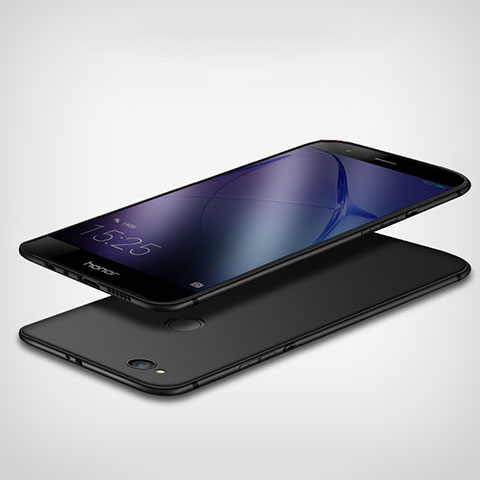 Huawei Honor 8 Lite用極薄ソフトケース シリコンケース 耐衝撃 全面保護 ファーウェイ ブラック