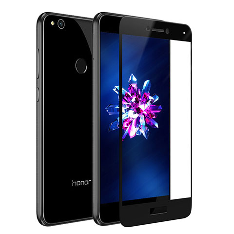 Huawei Honor 8 Lite用強化ガラス フル液晶保護フィルム F02 ファーウェイ ブラック