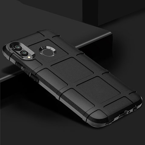 Huawei Honor 8X用360度 フルカバー極薄ソフトケース シリコンケース 耐衝撃 全面保護 バンパー ファーウェイ ブラック