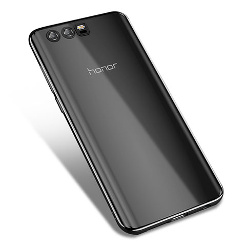 Huawei Honor 9 Premium用極薄ソフトケース シリコンケース 耐衝撃 全面保護 クリア透明 T04 ファーウェイ ブラック