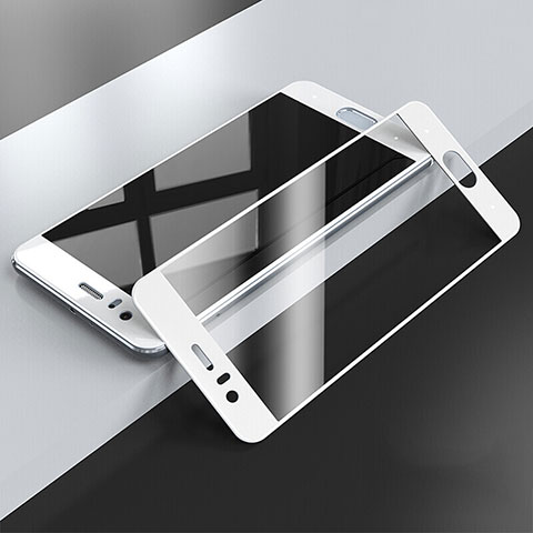 Huawei Honor 9 Premium用強化ガラス フル液晶保護フィルム F03 ファーウェイ ホワイト