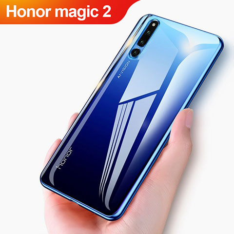 Huawei Honor Magic 2用極薄ソフトケース シリコンケース 耐衝撃 全面保護 クリア透明 T04 ファーウェイ クリア