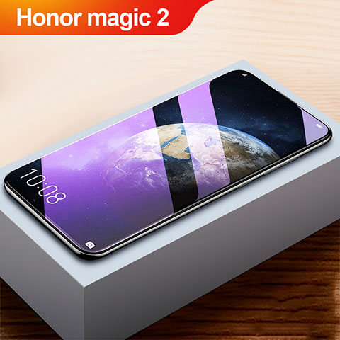 Huawei Honor Magic 2用強化ガラス フル液晶保護フィルム アンチグレア ブルーライト ファーウェイ ブラック