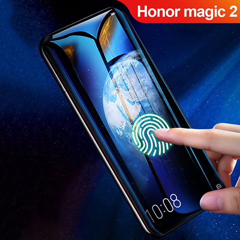 Huawei Honor Magic 2用強化ガラス フル液晶保護フィルム F04 ファーウェイ ブラック