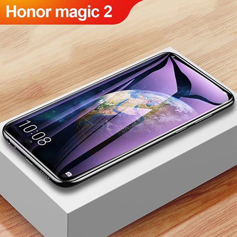 Huawei Honor Magic 2用強化ガラス フル液晶保護フィルム アンチグレア ブルーライト F04 ファーウェイ ブラック