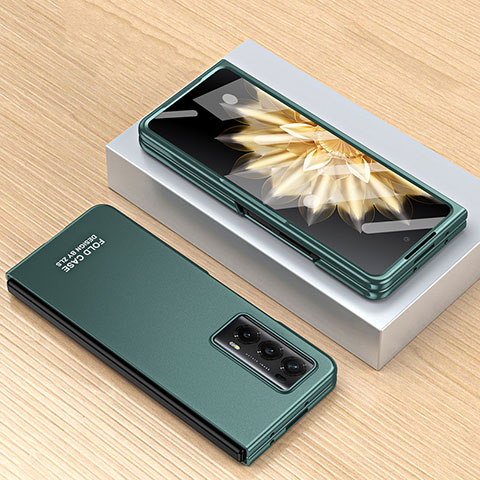 Huawei Honor Magic V2 Ultimate 5G用ハードケース プラスチック 質感もマット 前面と背面 360度 フルカバー ZL1 ファーウェイ グリーン