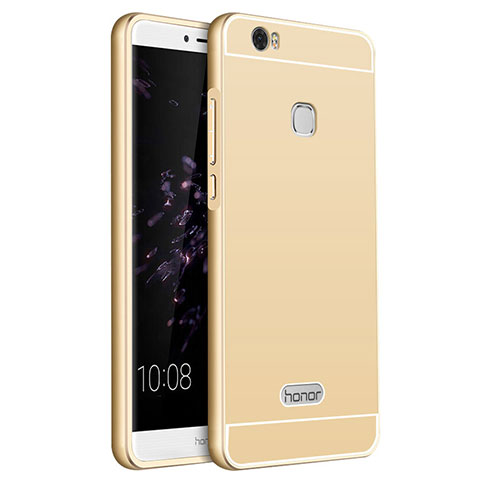 Huawei Honor Note 8用ケース 高級感 手触り良い アルミメタル 製の金属製 ファーウェイ ゴールド