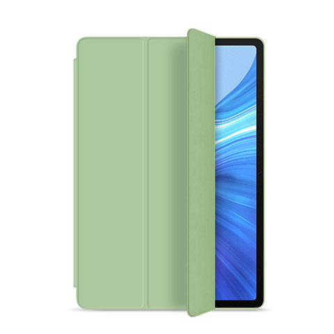 Huawei Honor Pad V6 10.4用手帳型 レザーケース スタンド カバー L02 ファーウェイ シアン