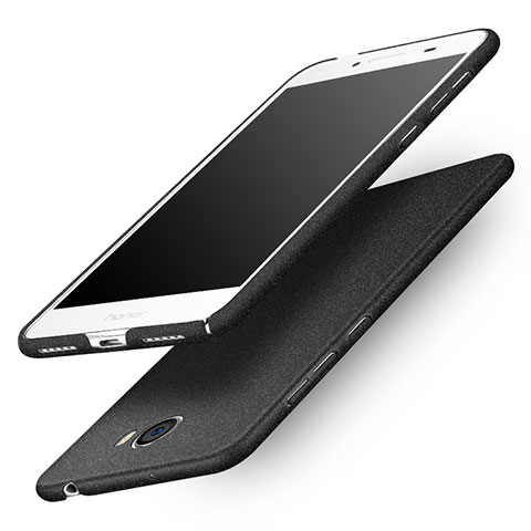 Huawei Honor Play 5用ハードケース プラスチック 質感もマット ファーウェイ ブラック