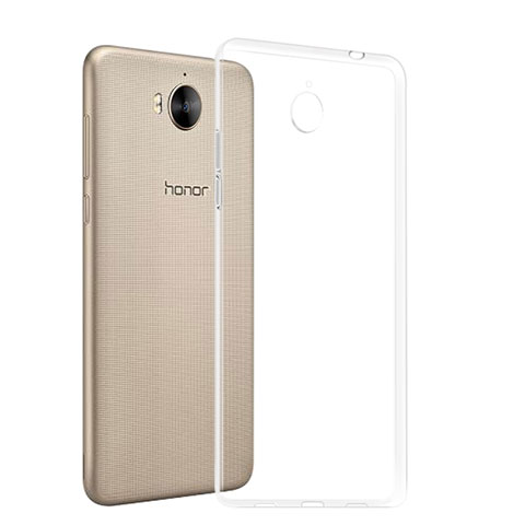 Huawei Honor Play 6用極薄ソフトケース シリコンケース 耐衝撃 全面保護 クリア透明 T03 ファーウェイ クリア