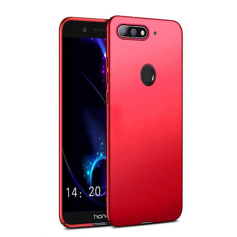 Huawei Honor Play 7A用ハードケース プラスチック 質感もマット ファーウェイ レッド