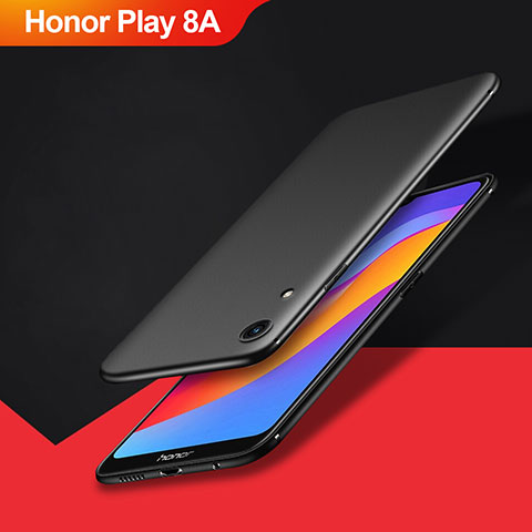 Huawei Honor Play 8A用極薄ソフトケース シリコンケース 耐衝撃 全面保護 S07 ファーウェイ ブラック