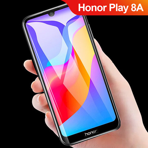 Huawei Honor Play 8A用アンチグレア ブルーライト 強化ガラス 液晶保護フィルム B04 ファーウェイ クリア