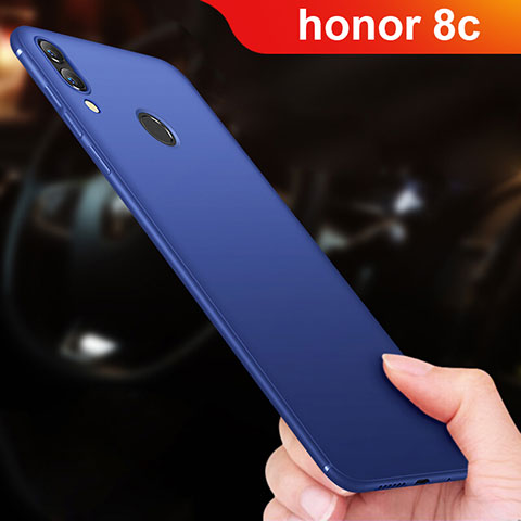 Huawei Honor Play 8C用極薄ソフトケース シリコンケース 耐衝撃 全面保護 S04 ファーウェイ ネイビー