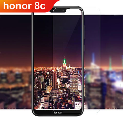 Huawei Honor Play 8C用強化ガラス 液晶保護フィルム ファーウェイ クリア