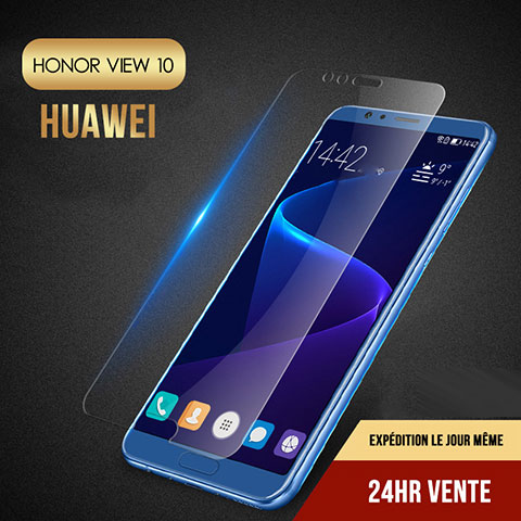 Huawei Honor V10用強化ガラス 液晶保護フィルム T06 ファーウェイ クリア