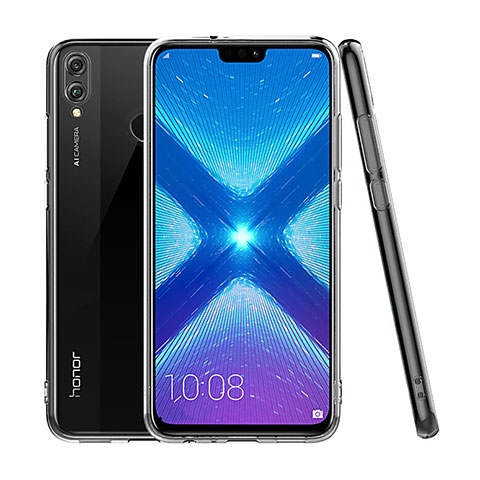 Huawei Honor V10 Lite用極薄ソフトケース シリコンケース 耐衝撃 全面保護 クリア透明 カバー ファーウェイ クリア