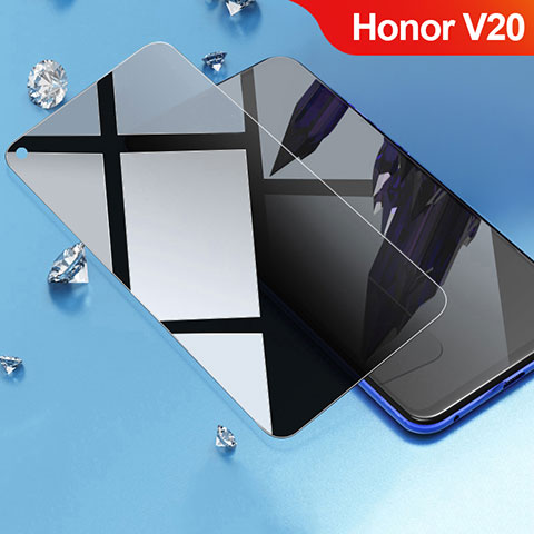 Huawei Honor V20用反スパイ 強化ガラス 液晶保護フィルム M01 ファーウェイ クリア
