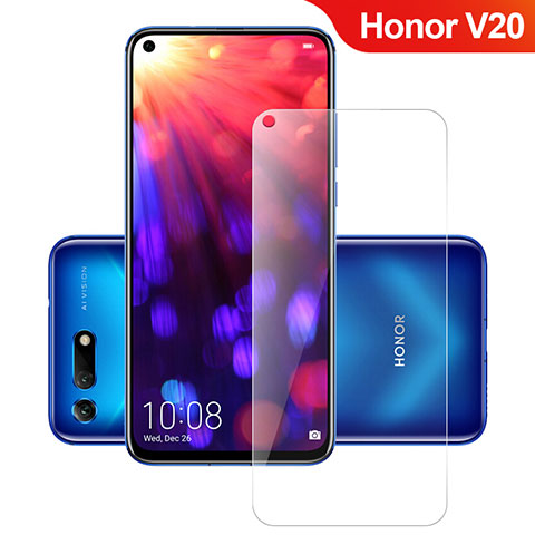 Huawei Honor V20用強化ガラス 液晶保護フィルム T02 ファーウェイ クリア