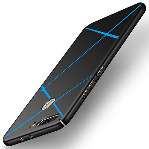 Huawei Honor V9用ハードケース プラスチック 質感もマット Line ファーウェイ ブラック
