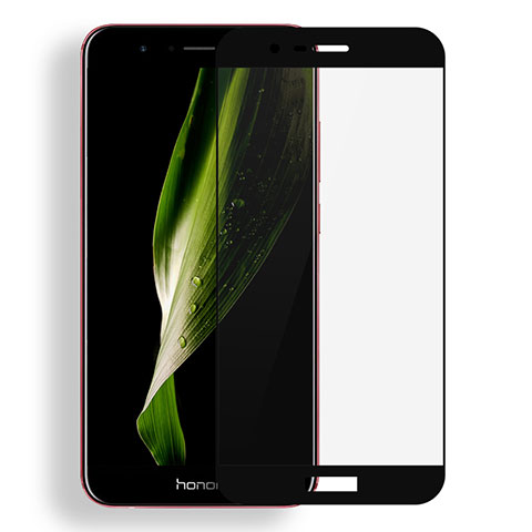 Huawei Honor V9用強化ガラス フル液晶保護フィルム F04 ファーウェイ ブラック