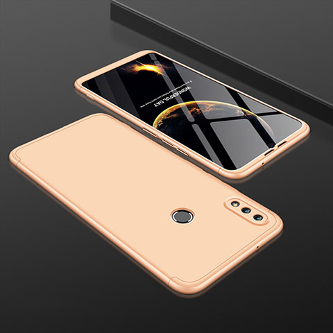 Huawei Honor View 10 Lite用ハードケース プラスチック 質感もマット 前面と背面 360度 フルカバー ファーウェイ ゴールド