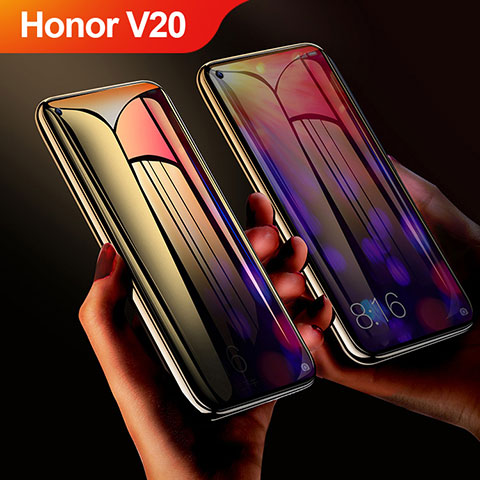 Huawei Honor View 20用反スパイ 強化ガラス 液晶保護フィルム M02 ファーウェイ クリア