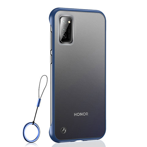 Huawei Honor View 30 5G用ハードカバー クリスタル クリア透明 S04 ファーウェイ ネイビー