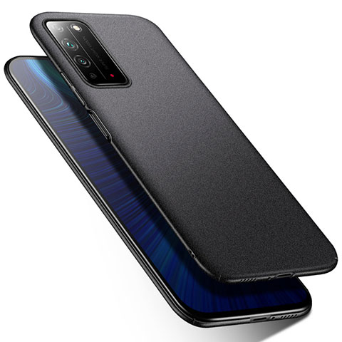 Huawei Honor X10 5G用ハードケース プラスチック 質感もマット カバー M01 ファーウェイ ブラック