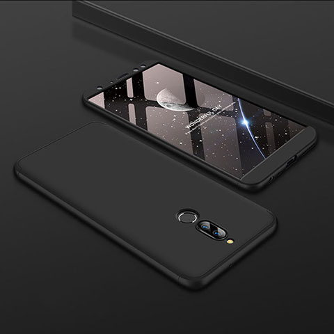 Huawei Mate 10 Lite用ハードケース プラスチック 質感もマット 前面と背面 360度 フルカバー ファーウェイ ブラック