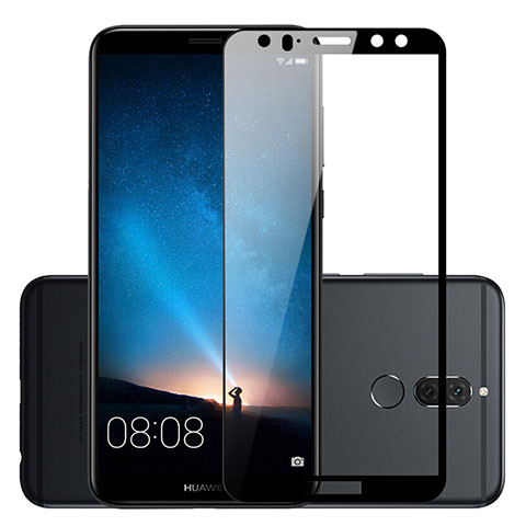 Huawei Mate 10 Lite用強化ガラス フル液晶保護フィルム ファーウェイ ブラック