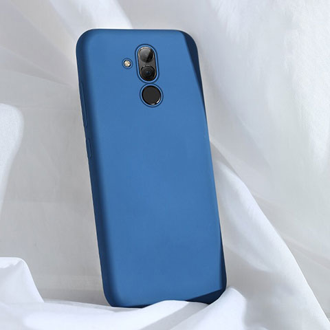 Huawei Mate 20 Lite用360度 フルカバー極薄ソフトケース シリコンケース 耐衝撃 全面保護 バンパー C02 ファーウェイ ネイビー