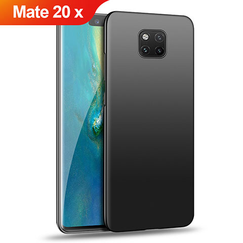 Huawei Mate 20 X 5G用ハードケース プラスチック 質感もマット ファーウェイ ブラック