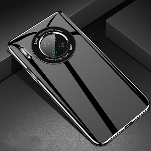 Huawei Mate 30 5G用ハードケース プラスチック 質感もマット カバー P01 ファーウェイ ブラック