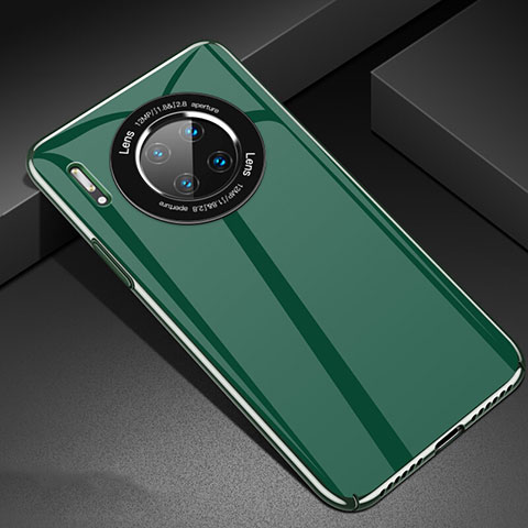 Huawei Mate 30用ハードケース プラスチック 質感もマット カバー P01 ファーウェイ グリーン