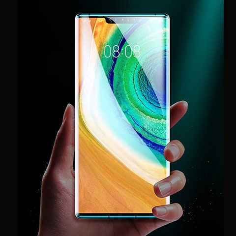 Huawei Mate 30 Pro 5G用強化ガラス フル液晶保護フィルム F03 ファーウェイ ブラック