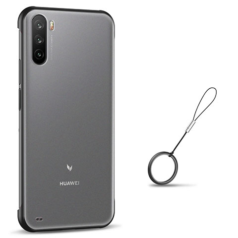 Huawei Mate 40 Lite 5G用ハードカバー クリスタル クリア透明 H02 ファーウェイ ブラック