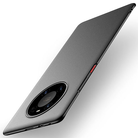 Huawei Mate 40 Pro用ハードケース プラスチック 質感もマット カバー M01 ファーウェイ ブラック