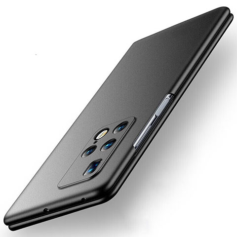 Huawei Mate X2用ハードケース プラスチック 質感もマット 前面と背面 360度 フルカバー YK1 ファーウェイ ブラック