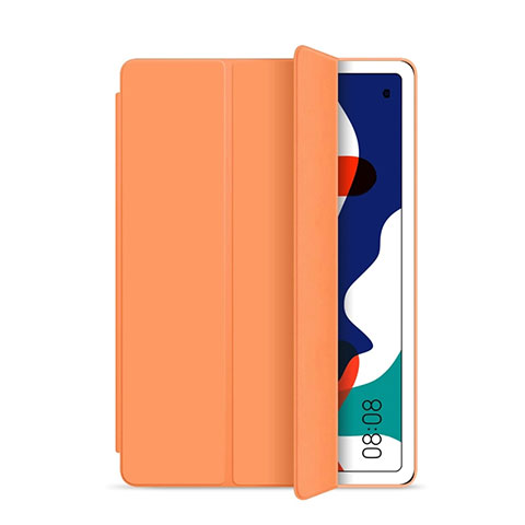 Huawei MatePad 10.4用手帳型 レザーケース スタンド カバー L03 ファーウェイ オレンジ