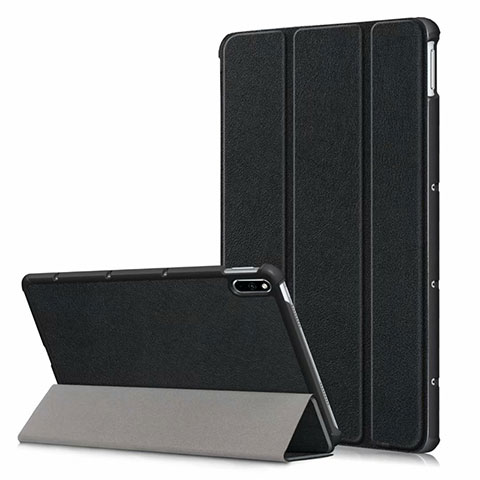 Huawei MatePad 10.4用手帳型 レザーケース スタンド カバー L06 ファーウェイ ブラック