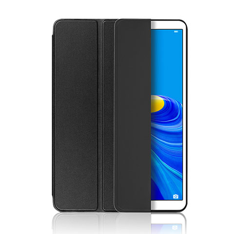 Huawei MatePad 10.8用手帳型 レザーケース スタンド カバー L01 ファーウェイ ブラック