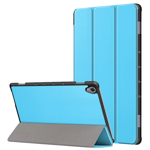 Huawei MatePad 10.8用手帳型 レザーケース スタンド カバー L05 ファーウェイ ブルー