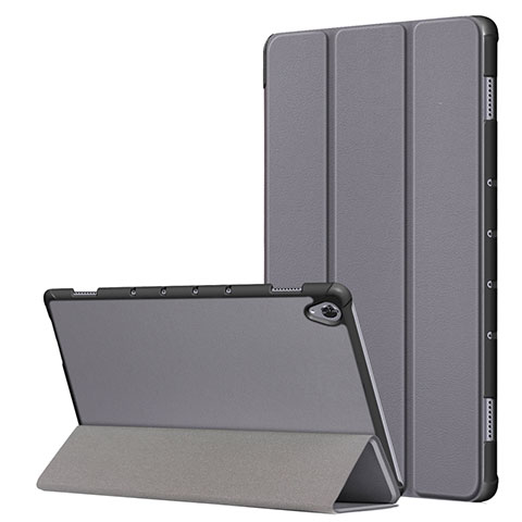 Huawei MatePad 10.8用手帳型 レザーケース スタンド カバー L05 ファーウェイ グレー