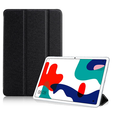 Huawei MatePad 5G 10.4用手帳型 レザーケース スタンド カバー ファーウェイ ブラック