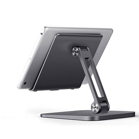 Huawei MatePad Pro用スタンドタイプのタブレット クリップ式 フレキシブル仕様 K17 ファーウェイ ダークグレー