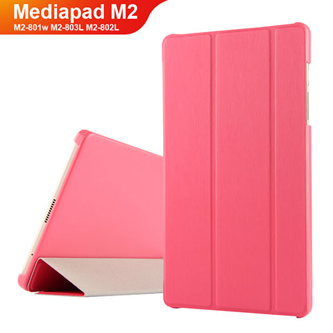 Huawei Mediapad M2 8 M2-801w M2-803L M2-802L用手帳型 レザーケース スタンド ファーウェイ レッド