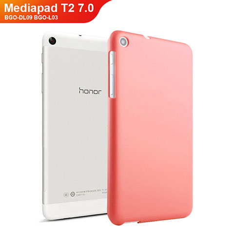 Huawei Mediapad T2 7.0 BGO-DL09 BGO-L03用ハードケース プラスチック 質感もマット ファーウェイ レッド