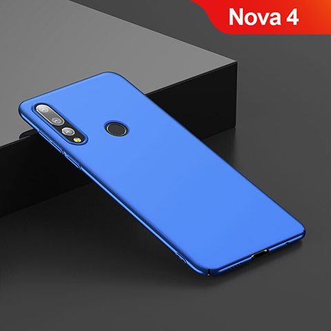 Huawei Nova 4用ハードケース プラスチック 質感もマット ファーウェイ ネイビー